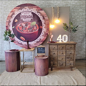 Alugue Tema Para Festa Decoração Feijoada Tecido ( Modelo 1 )