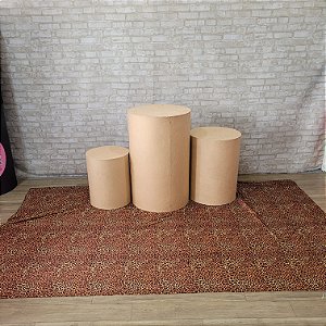 Alugue Tapete Aveludado - Onça