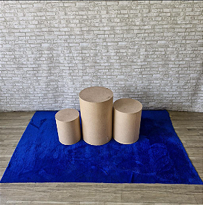 Alugue Tapete Pelucia - Azul Escuro