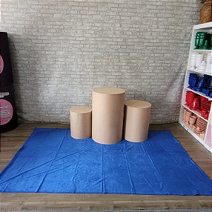 Alugue Tapete Aveludado - Azul Escuro