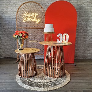 Alugue Tema Para Festa Decoração Vime ( Modelo 2 )