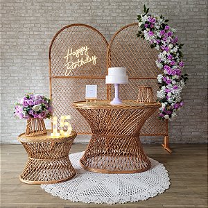 Alugue Tema Para Festa Decoração Vime ( Modelo 8 )