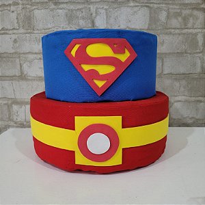 Alugue Bolo Fake Tema - Super Man
