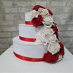 Alugue Bolo Fake Tema - Flores