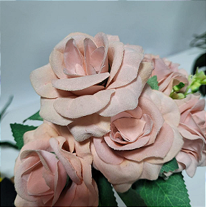 Alugue Mini Arranjo de Flor Artificial - Rosa Claro
