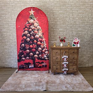 Alugue Tema Para Festa Decoração Natal Tecido ( Modelo 1 )