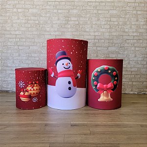 Alugue Trio de Cilindros e as Capas do Tema - Natal