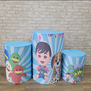 Alugue Trio de Cilindros e as Capas do Tema - Bento e Totó