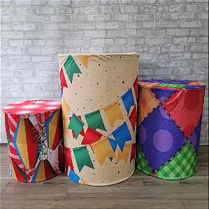 Alugue Trio de Cilindros e as Capas do Tema - Festa Junina