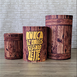 Alugue Trio de Cilindros e as Capas do Tema - Boteco