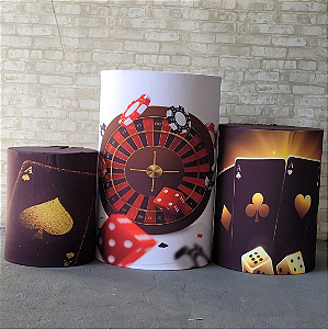 Alugue Trio de Cilindros e as Capas do Tema - Cassino