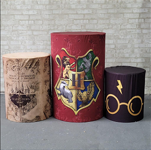 Alugue Trio de Cilindros e as Capas do Tema - Harry Potter