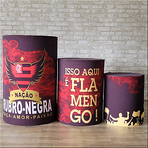 Alugue Trio de Cilindros e as Capas do Tema - Flamengo