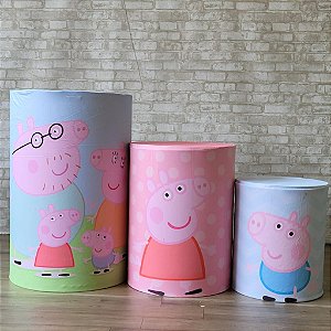 Alugue Trio de Cilindros e as Capas do Tema - Peppa Pig