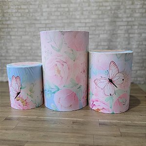 Alugue Trio de Cilindros e as Capas do Tema - Borboleta