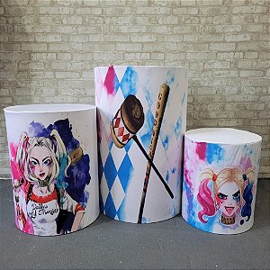 Alugue Trio de Cilindros e as Capas do Tema - Arlequina