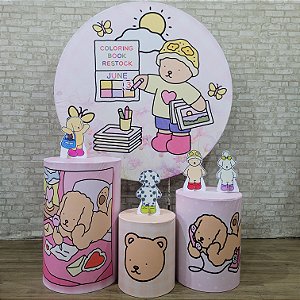 Alugue Tema Para Festa Decoração Bobbie Goods Tecido ( Modelo 1 )