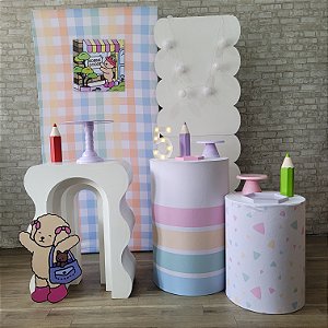 Alugue Tema Para Festa Decoração Bobbie Goods Tecido ( Modelo 4 )