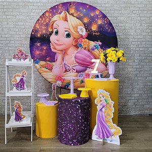 Alugue Tema Para Festa Decoração Enrolados Tecido ( Modelo 2 )