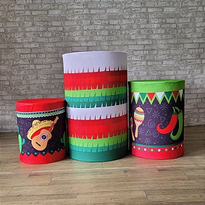 Alugue Trio de Cilindros e as Capas do Tema - Mexicano