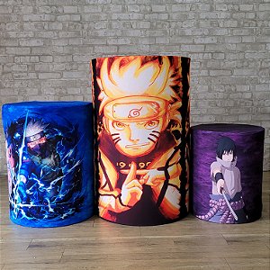 Alugue Trio de Cilindros e as Capas do Tema - Naruto