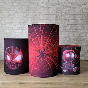 Alugue Trio de Cilindros e as Capas do Tema - Miles Morales