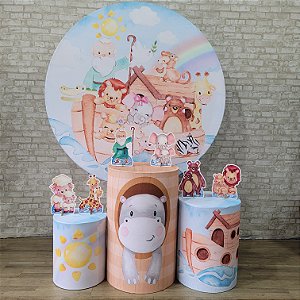 Alugue Tema Para Festa Decoração Arca de Noé Tecido ( Modelo 1 )