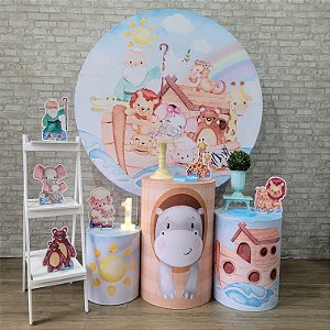 Alugue Tema Para Festa Decoração Arca de Noé Tecido ( Modelo 2 )