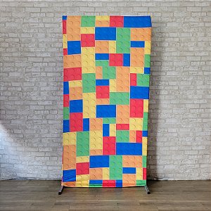 Alugue Estrutura Painel Retangular e a Capa de Tecido do Tema - Lego