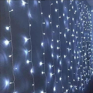 Algue Cortina de LED - Branco Frio