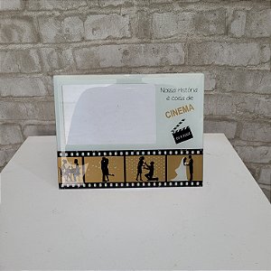 Alugue Item Decorativo Porta Retrato de Vidro - Branco