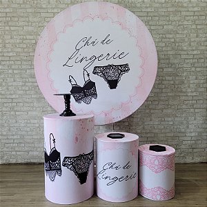 Alugue Tema Para Festa Decoração Chá de Lingerie Tecido ( Modelo 1 )