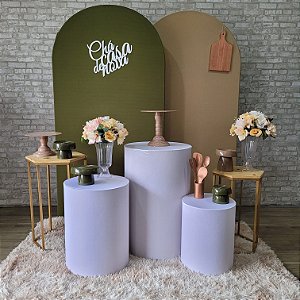 Alugue Tema Para Festa Decoração Chá de Casa Nova Tecido ( Modelo 9 )