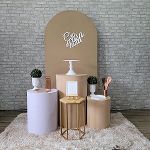 Alugue Tema Para Festa Decoração Chá de Casa Nova Tecido ( Modelo 10 )