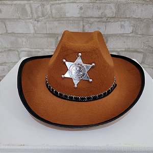 Alugue Item Decorativo Chapéu Cowboy - Marrom