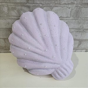 Alugue Item Decorativo Concha G - Lílas