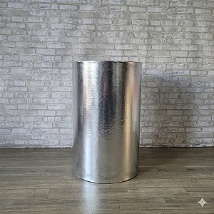 Alugue Cilindro e a Capa G - Prata Metalizado