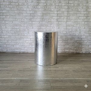 Alugue Cilindro e a Capa M - Prata Metalizado