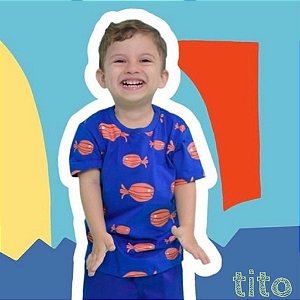 Camiseta Peixinho azul