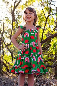 Vestido Verde Joaninhas