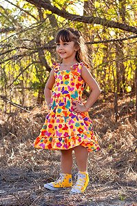 Vestido Amarelo Flores