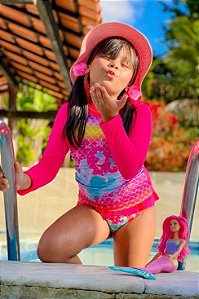 Conjunto Rosa Sereia