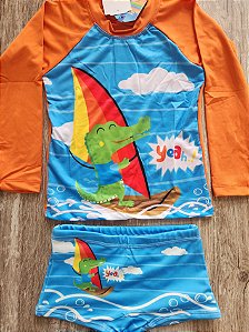 Conjunto jacaré surfista