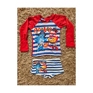 Conjunto tubarão pirata