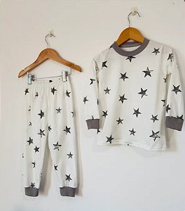 Pijama Estrela Cinza
