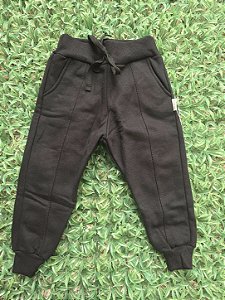Calça Jogger - moletom cor preta