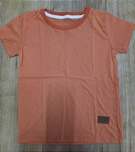 Camiseta básica laranja / coral