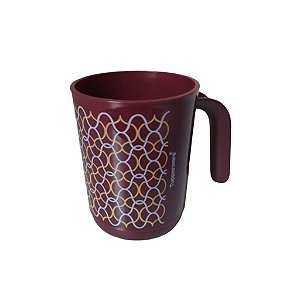 Caneca Tupperware Ilúmina 350 ml Design Bordo