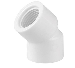 Joelho 45 Roscavel PVC - 1.1/.4