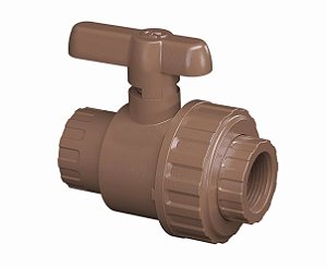 Registro Esfera em PVC Roscável. - 1.1/2